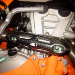 Pelindung knalpot 4T untuk KTM,husqvarna,yamaha,suzuki,kawasaki bahan 100% carbon kevlar Rp.375,000
